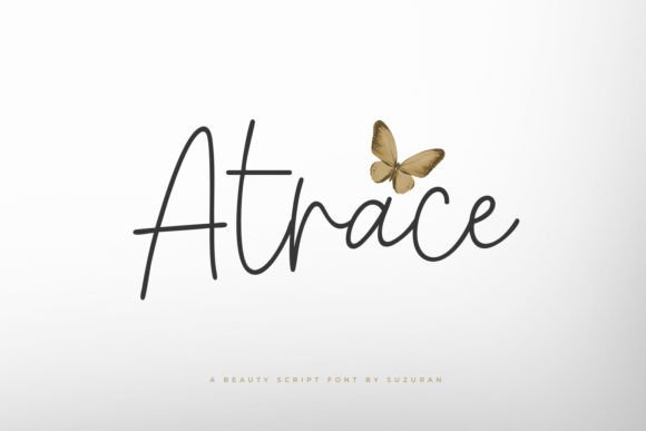 Atrace: A Fresh Script Font for Editorial Design