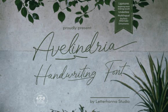 Avelindria: The Elegant Script Font for Small Business Branding