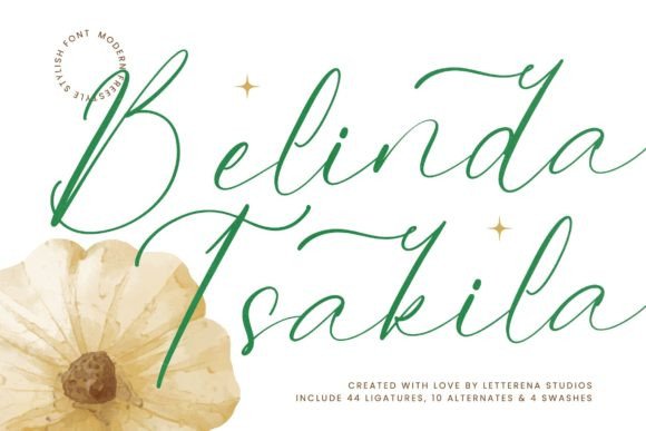 Belinda Tsakila: A Luxury Script Font for Marketers