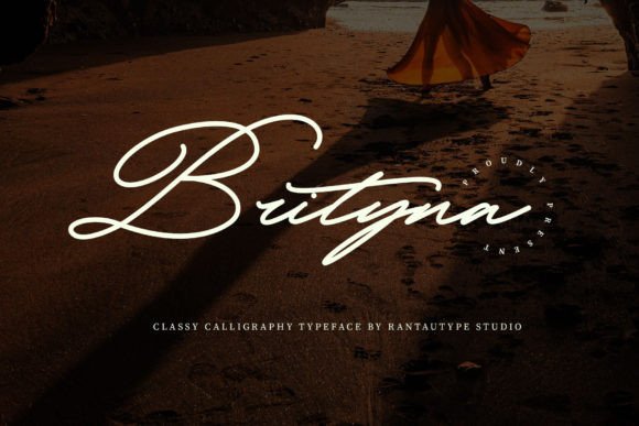 Brityna: A Magical Script Font for Editorial Elegance