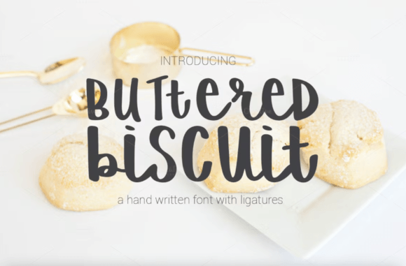 Buttered Biscuit: A Charming Script Handwritten Font