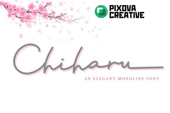 Chiharu: A Monoline Script Font for Makers