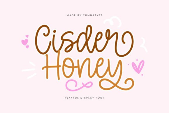 Cisder Honey: A Sweet Script Font for Web Design
