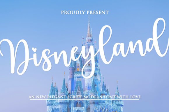 Disneyland: The Elegant Script Font for Premium Branding