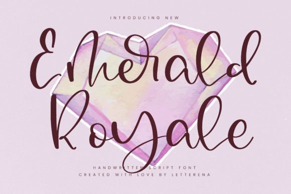 Emerald Royale: A Luxury Script Font for Editorial Design