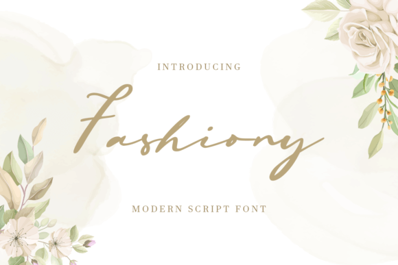 Fashiony: The Elegant Script Font for Your Brand