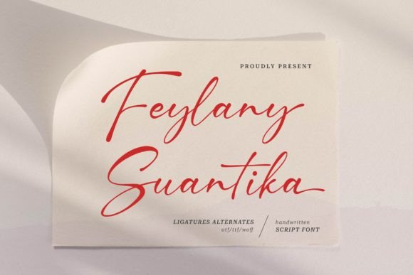 Feylany Suantika: A Premium Handwritten Script for Web Design