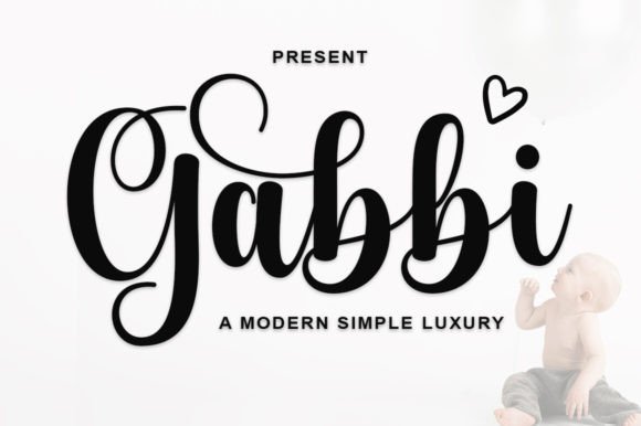 Gabbi: A Charming Script Font for Elegant Branding