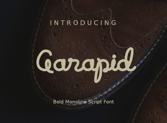 Garapid: The Bold Script Font for Marketers