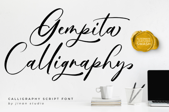 Gempita Calligraphy: A Premium Script Font for Branding