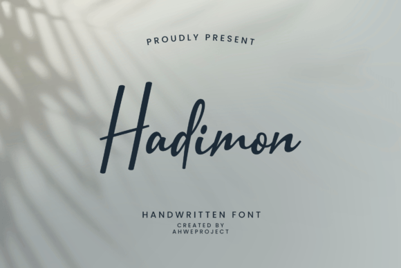 Hadimon: A Refined Script Font for Modern Campaigns