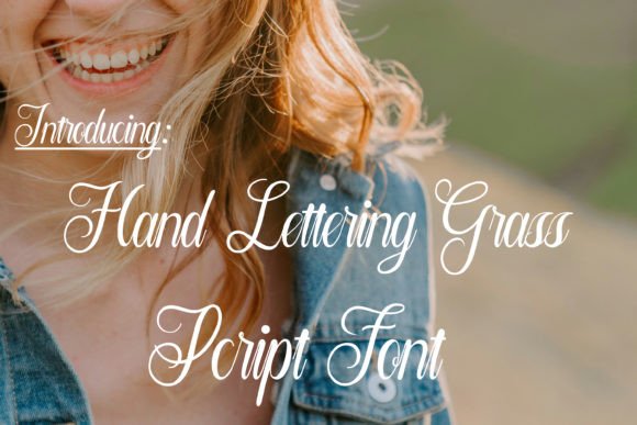 Hand Lettering Grass: A Premium Script Font for Business
