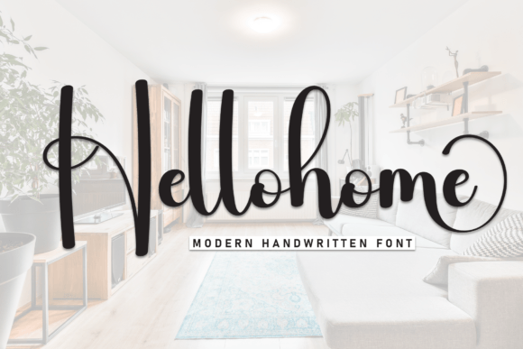 Hellohome: The Elegant Script Font for Branding