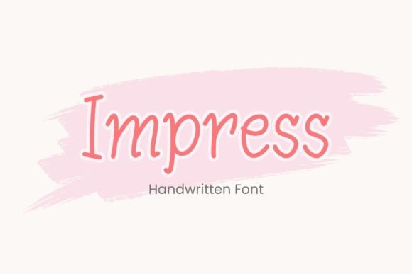 Impress: A Modern Script Font for Campaigns