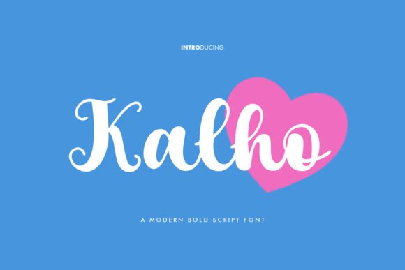 Kalho: A Modern Script Font for Small Business Branding