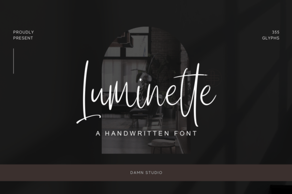 Luminette: A Contemporary Script Font for Makers