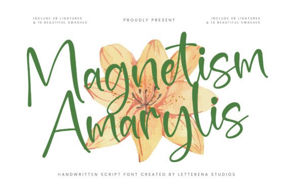 Magnetism Amarylis: The Luxury Script Font for Brands