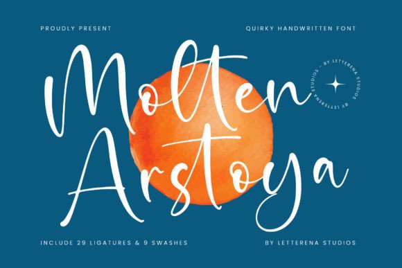 Molten Arstoya: The Quirky Script Font for Brands