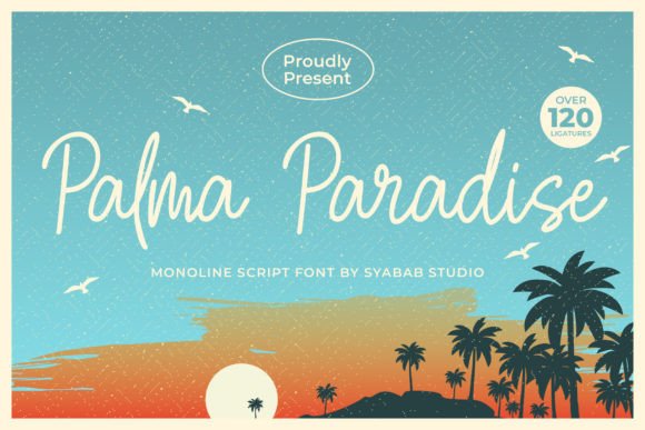 Palma Paradise: A Script Font for Elegant Branding