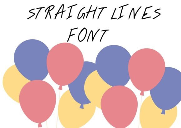 Straight Lines: A Handwritten Brush Script Font for Makers