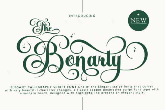 The Bonarty: A Premium Script Font for Business Branding