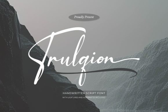 Trulqion: The Handwritten Script Font for Your Brand